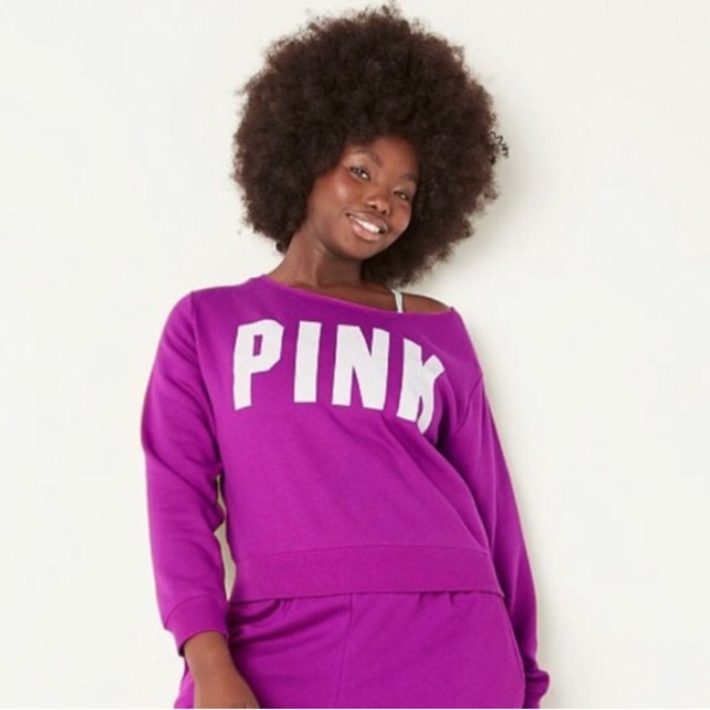 Cropped Fleece Sweatshirt